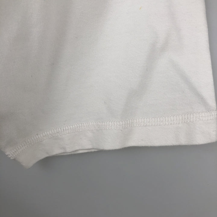 Eddie Bauer Short-Sleeve Printed T-Shirt, Men's Size L (approx.) cotton white type Vintage Second Hand