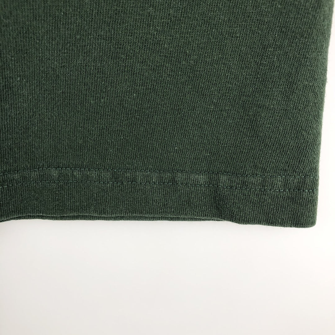 Filson short-sleeved printed T-shirt, made in the USA, men's size M equivalent. cotton green type Vintage Second Hand