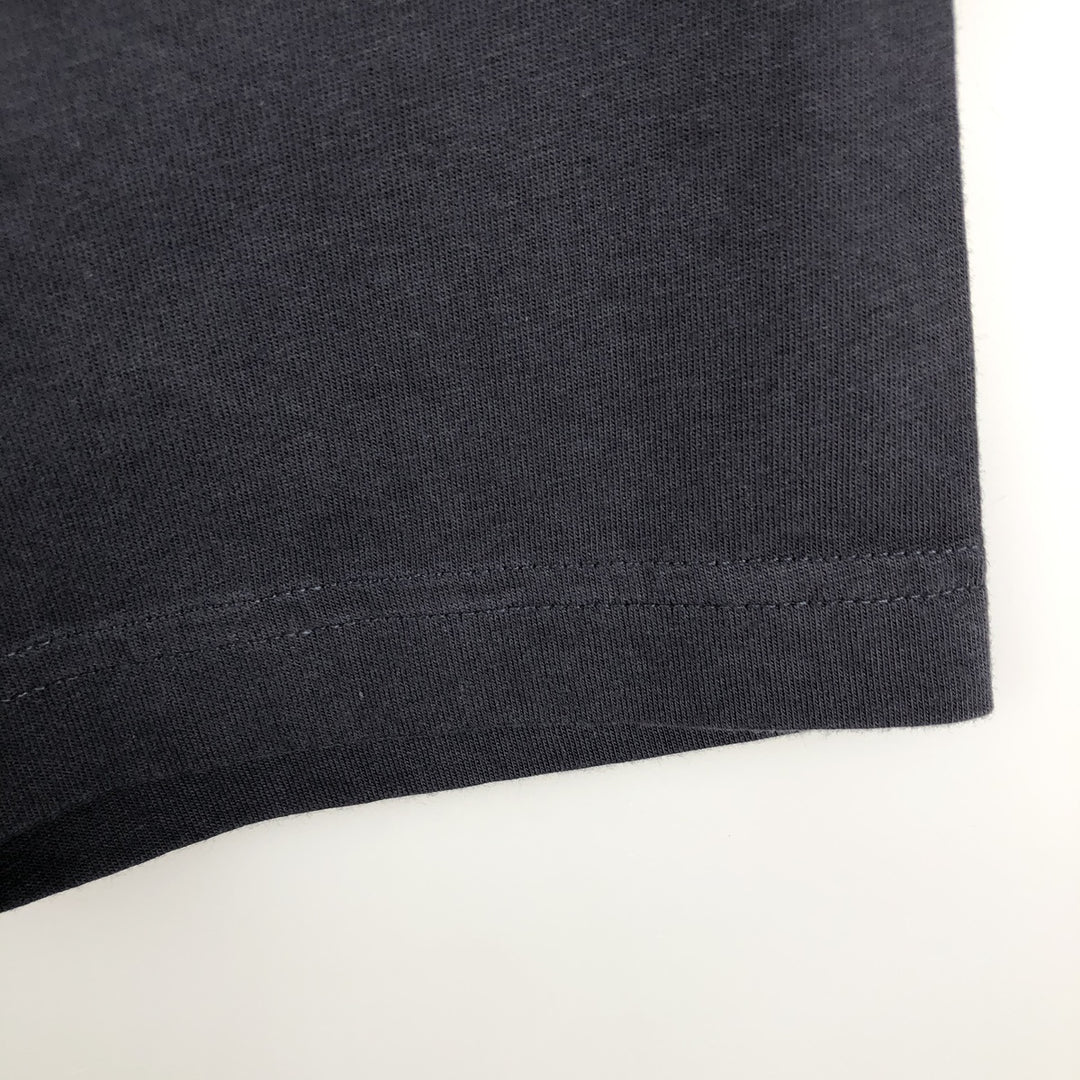 Brooks Brothers 1818 Short-Sleeve T-Shirt with One-Point Logo, Men's Size XL (approx.) cotton black type Vintage Second Hand