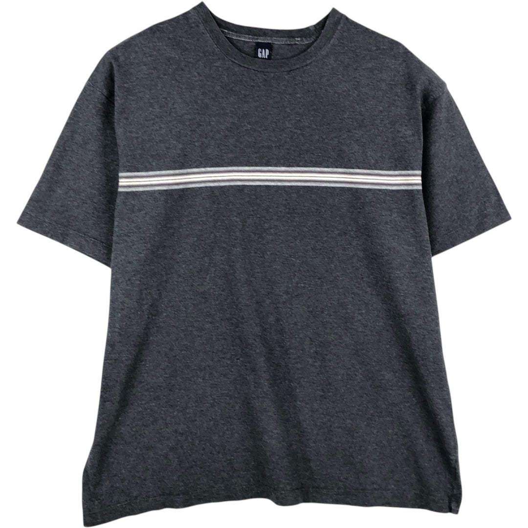 GAP Short-Sleeve T-Shirt, Men's Size XL cotton Charcoal Vintage Second Hand