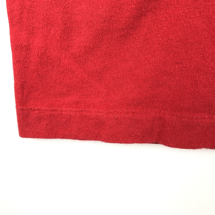 90'S Ralph Lauren POLO by Ralph Lauren Short-Sleeve T-Shirt with One-Point Logo Pocket, Made in USA, Men's Size S (Equivalent), Vintage cotton red type Vintage Second Hand