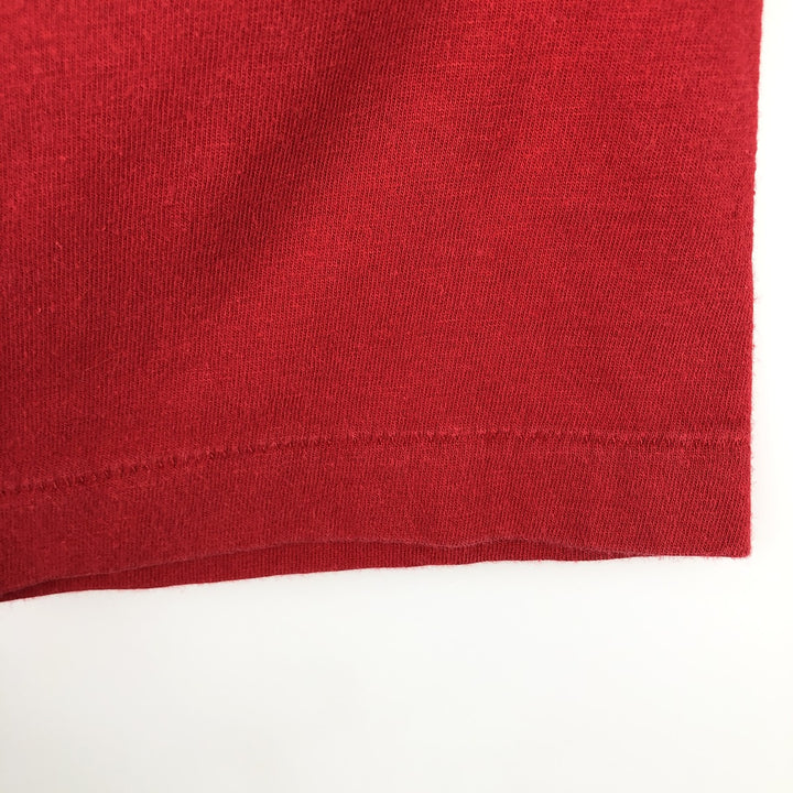 90'S Ralph Lauren POLO by Ralph Lauren Short-Sleeve T-Shirt with One-Point Logo Pocket, Made in USA, Men's Size S (Equivalent), Vintage cotton red type Vintage Second Hand