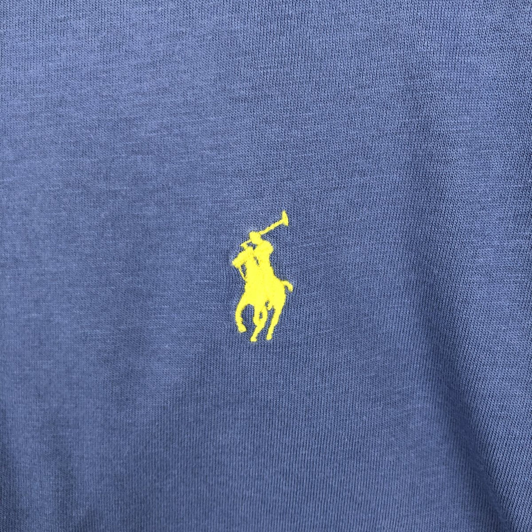 Ralph Lauren POLO by Ralph Lauren Short-Sleeve V-Neck T-Shirt, Men's Size L (approx.) cotton blue type Vintage Second Hand