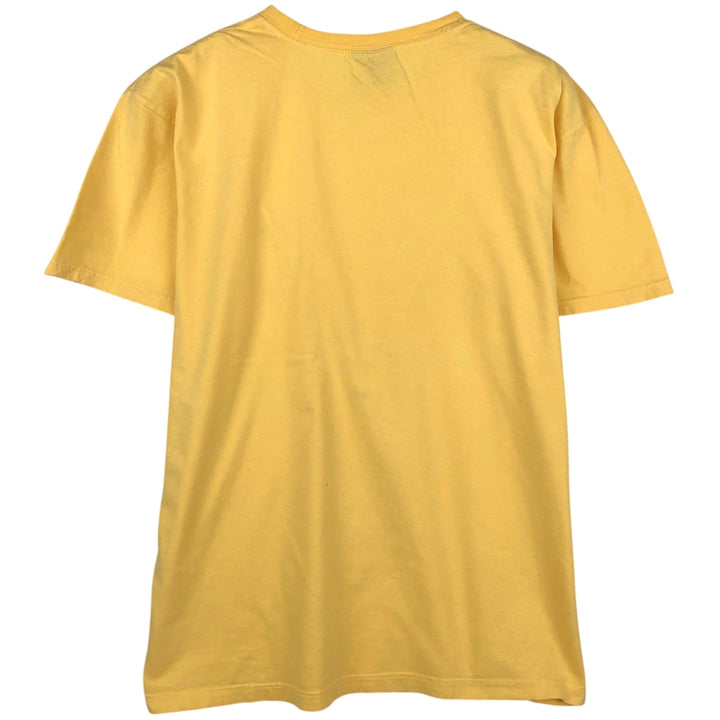 Ralph Lauren POLO by Ralph Lauren Short-Sleeve T-Shirt with One-Point Logo Pocket, Men's Size S (approx.) cotton lemon yellow Vintage Second Hand