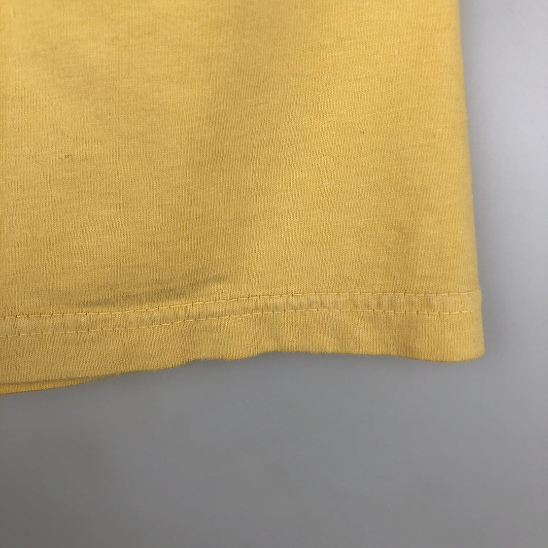 Ralph Lauren POLO by Ralph Lauren Short-Sleeve T-Shirt with One-Point Logo Pocket, Men's Size S (approx.) cotton lemon yellow Vintage Second Hand