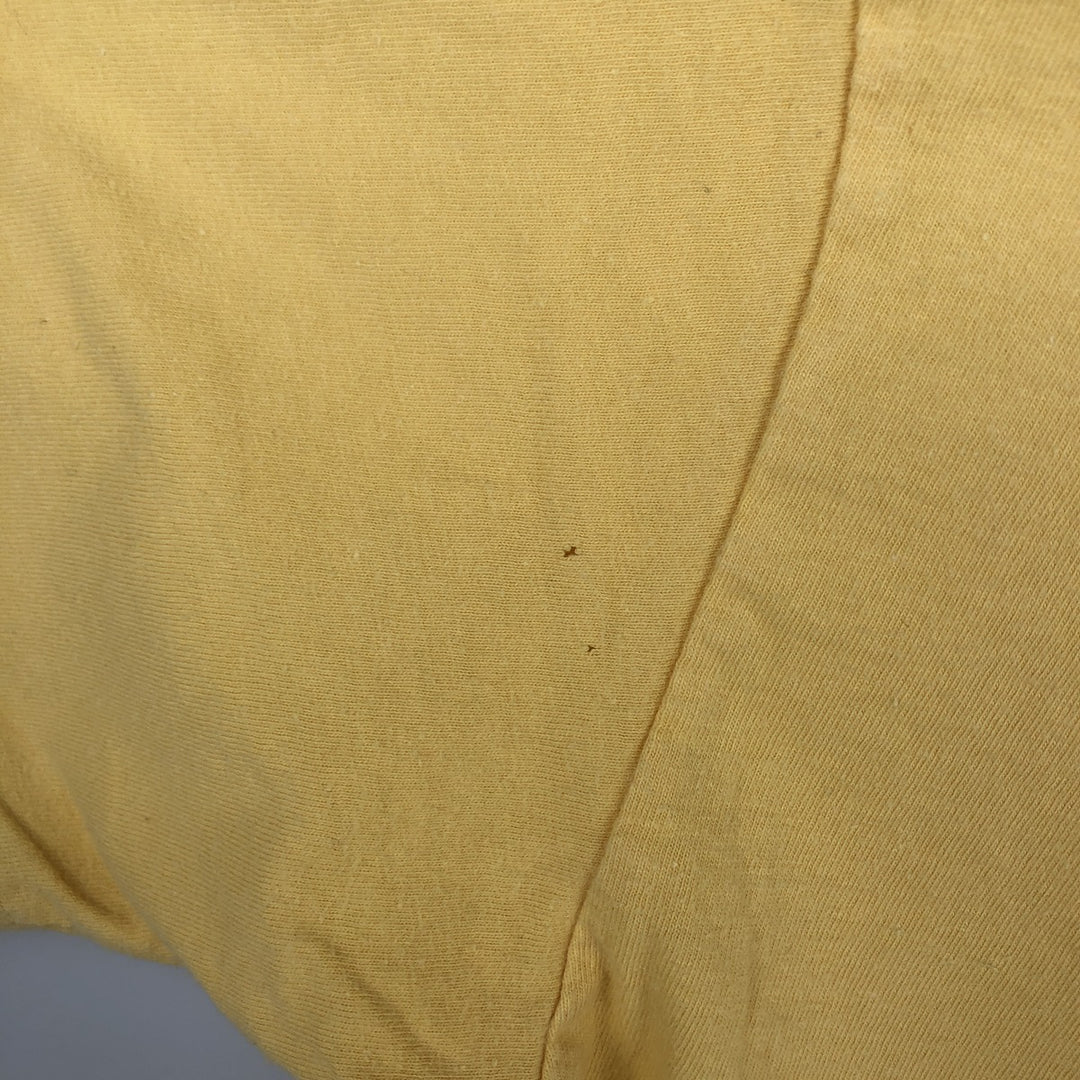 Ralph Lauren POLO by Ralph Lauren Short-Sleeve T-Shirt with One-Point Logo Pocket, Men's Size S (approx.) cotton lemon yellow Vintage Second Hand