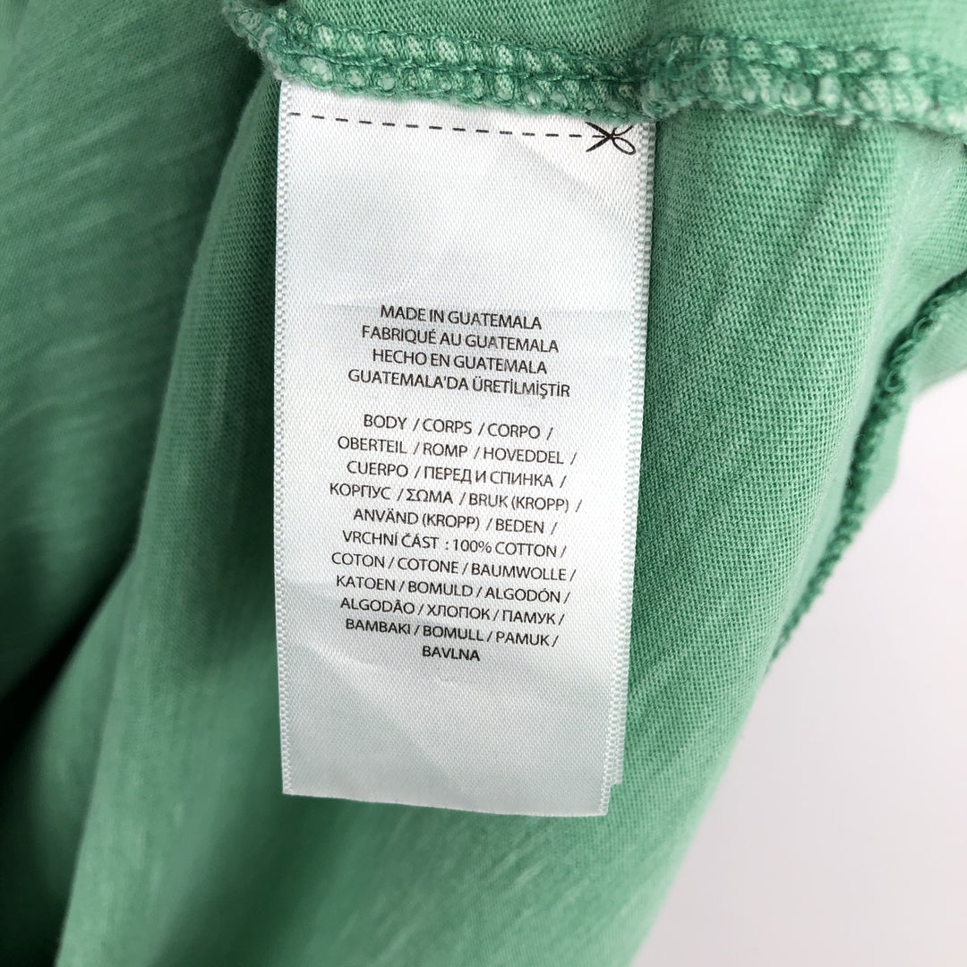 Ralph Lauren POLO RALPH LAUREN CLASSIC FIT Big Pony Short-Sleeve Print T-Shirt (Men's XL equivalent) cotton Emerald green Vintage Second Hand
