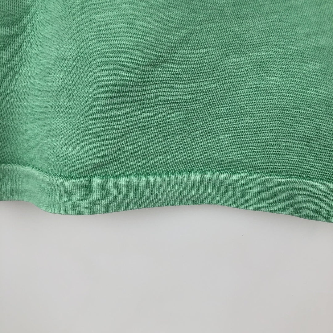 Ralph Lauren POLO RALPH LAUREN CLASSIC FIT Big Pony Short-Sleeve Print T-Shirt (Men's XL equivalent) cotton Emerald green Vintage Second Hand