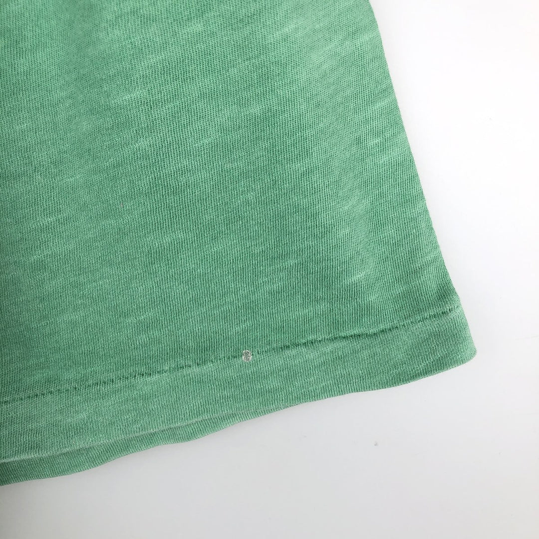 Ralph Lauren POLO RALPH LAUREN CLASSIC FIT Big Pony Short-Sleeve Print T-Shirt (Men's XL equivalent) cotton Emerald green Vintage Second Hand