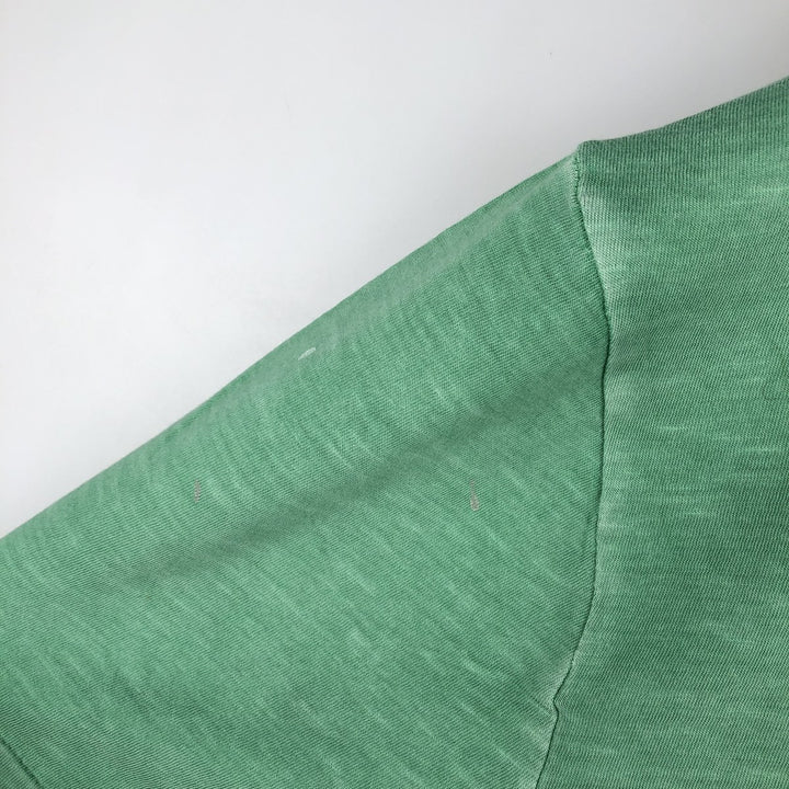 Ralph Lauren POLO RALPH LAUREN CLASSIC FIT Big Pony Short-Sleeve Print T-Shirt (Men's XL equivalent) cotton Emerald green Vintage Second Hand
