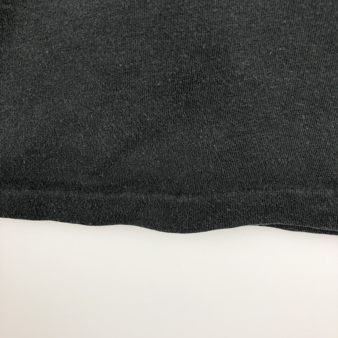 Ralph Lauren POLO by Ralph Lauren Short-Sleeve T-Shirt with One-Point Logo, Men's Size XL (approx.) cotton black type Vintage Second Hand