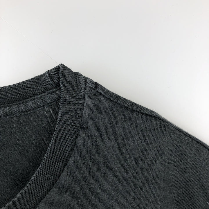 Ralph Lauren POLO by Ralph Lauren Short-Sleeve T-Shirt with One-Point Logo, Men's Size XL (approx.) cotton black type Vintage Second Hand
