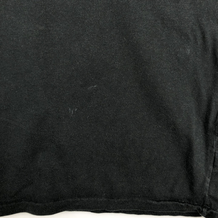 Ralph Lauren POLO by Ralph Lauren Short-Sleeve T-Shirt with One-Point Logo, Men's Size XL (approx.) cotton black type Vintage Second Hand