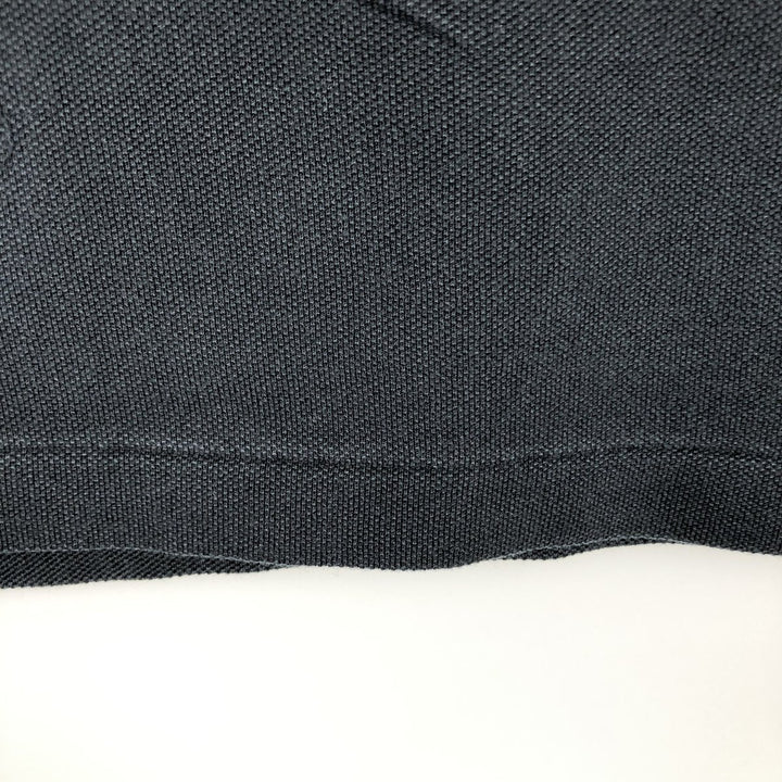 Ralph Lauren POLO RALPH LAUREN Pique short sleeve one point logo T-shirt Men's L size cotton black type Vintage Second Hand