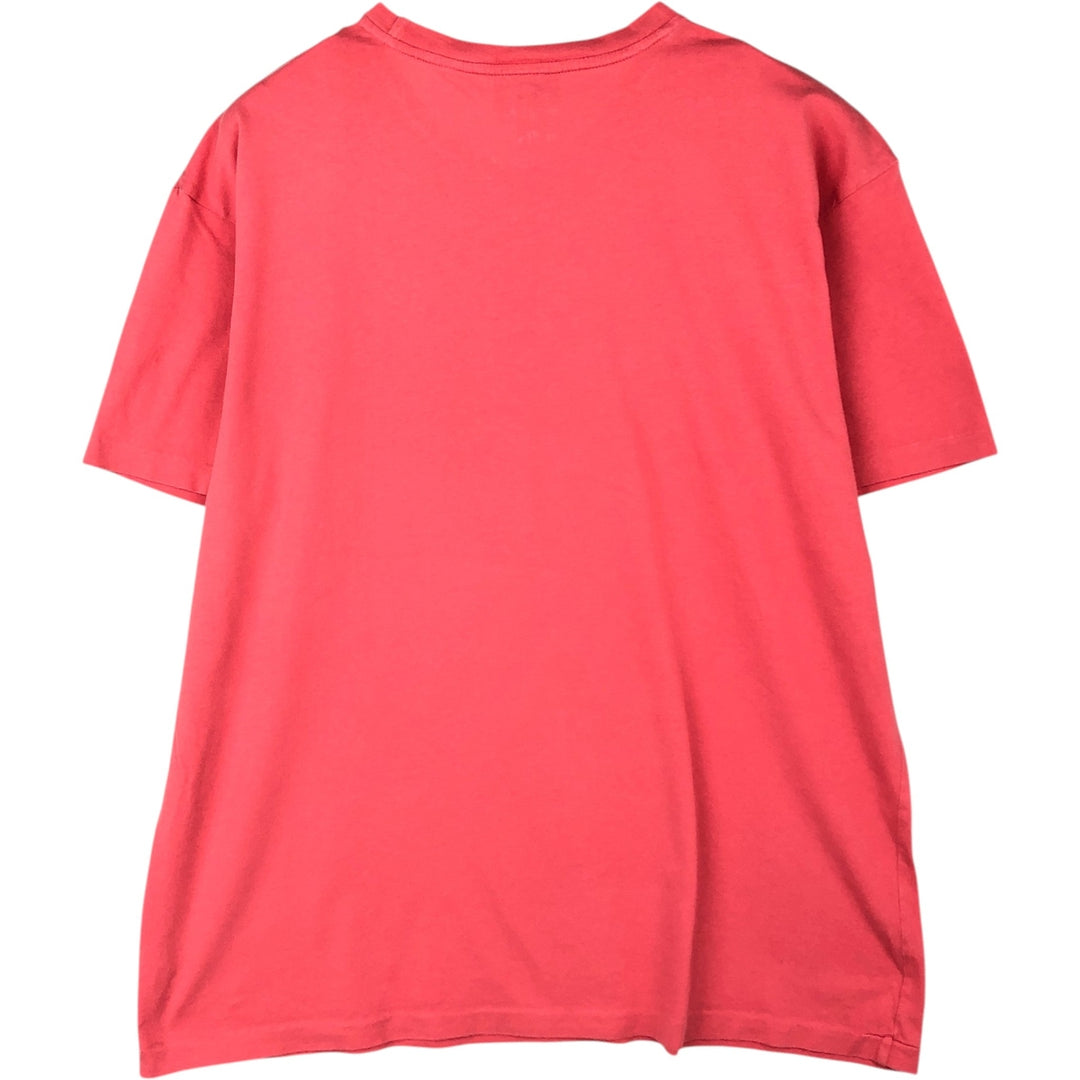 Ralph Lauren POLO by Ralph Lauren short sleeve one point logo T-shirt men's L size cotton pink type Vintage Second Hand
