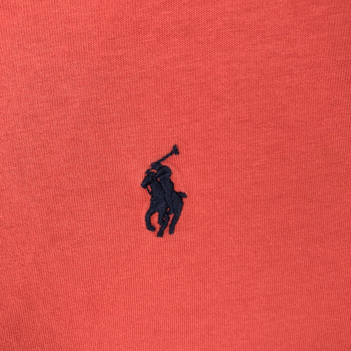 Ralph Lauren POLO by Ralph Lauren short sleeve one point logo T-shirt men's L size cotton pink type Vintage Second Hand