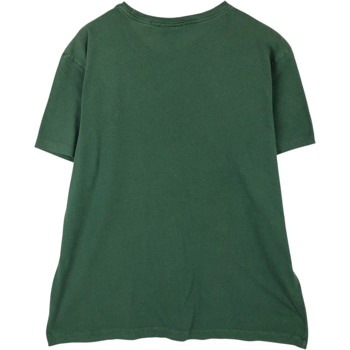 Ralph Lauren POLO by Ralph Lauren short sleeve one point logo T-shirt men's L size cotton Green type dark green Vintage Second Hand