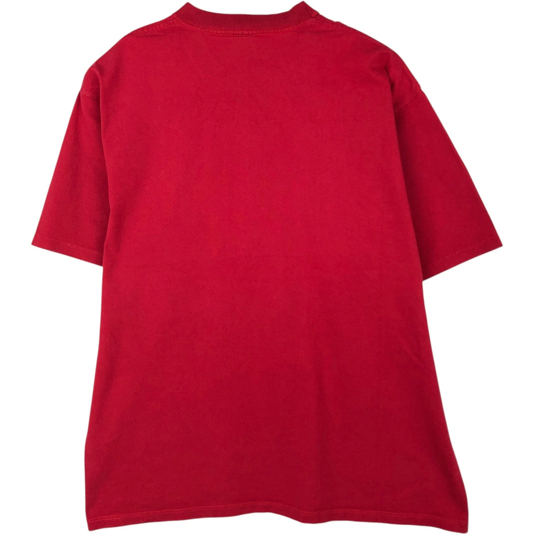 Ralph Lauren CHAPS short-sleeved logo t-shirt with American flag pattern, made in Canada, men's size L equivalent. cotton red type Vintage Second Hand
