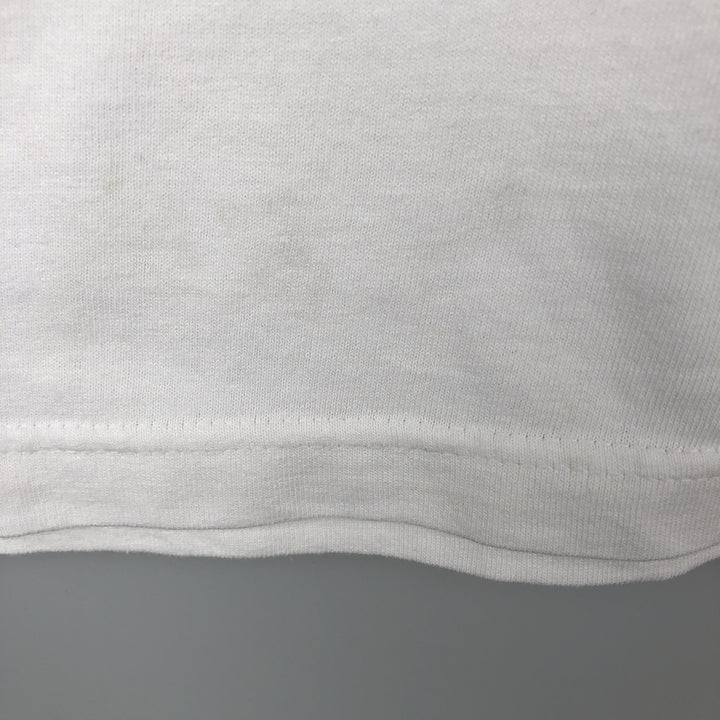 Ralph Lauren CHAPS Short-Sleeve Logo T-Shirt, Men's Size XL (approx.) cotton white type Vintage Second Hand