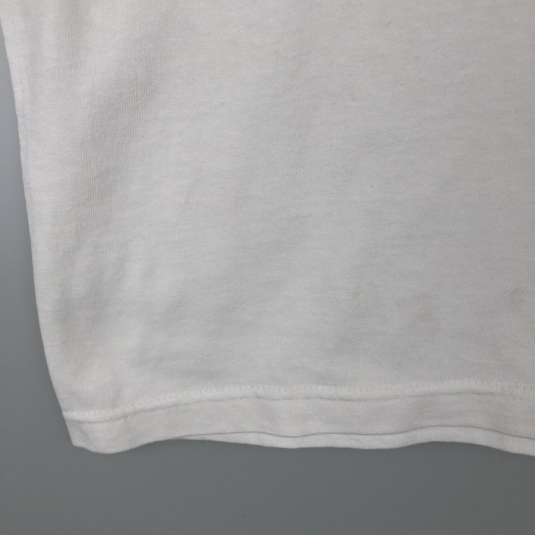Ralph Lauren CHAPS Short-Sleeve Logo T-Shirt, Men's Size XL (approx.) cotton white type Vintage Second Hand