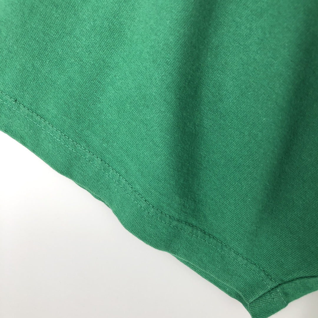 Ralph Lauren CHAPS short-sleeved logo t-shirt, made in Canada, men's size L equivalent. cotton green type Vintage Second Hand
