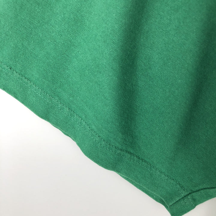 Ralph Lauren CHAPS short-sleeved logo t-shirt, made in Canada, men's size L equivalent. cotton green type Vintage Second Hand