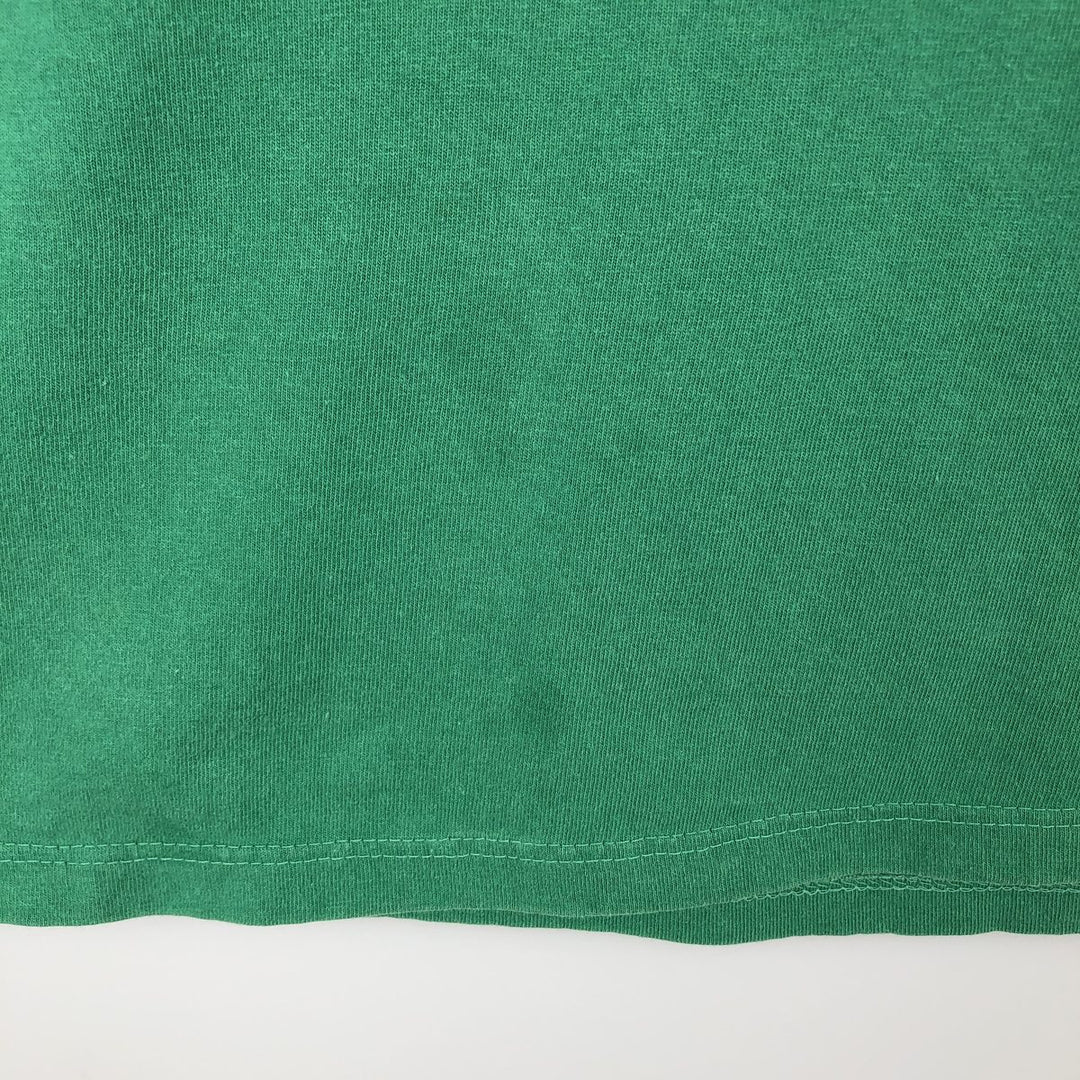 Ralph Lauren CHAPS short-sleeved logo t-shirt, made in Canada, men's size L equivalent. cotton green type Vintage Second Hand