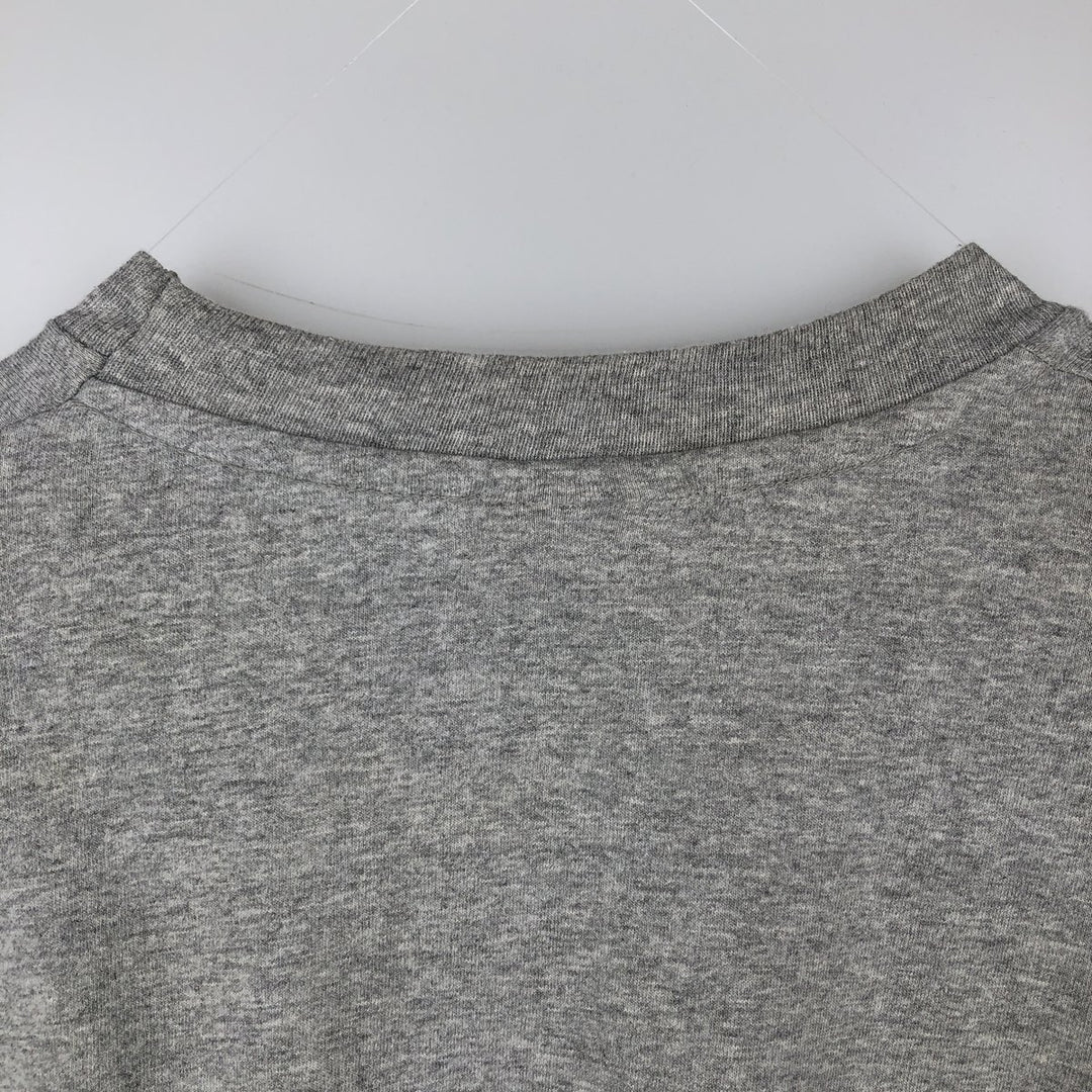 90'S Donna Karan New York DKNY JEANS Short Sleeve Logo T-Shirt, Made in USA, Men's XL, Vintage cotton gray type Vintage Second Hand