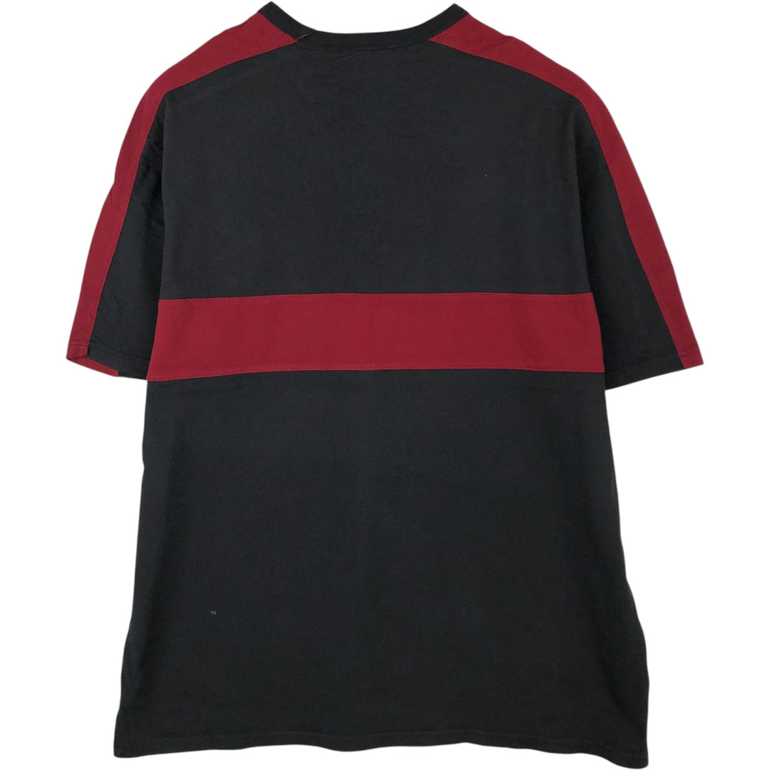 Ralph Lauren POLO JEANS COMPANY Short-Sleeve Logo T-Shirt, Men's Size L (approx.) cotton black type Vintage Second Hand
