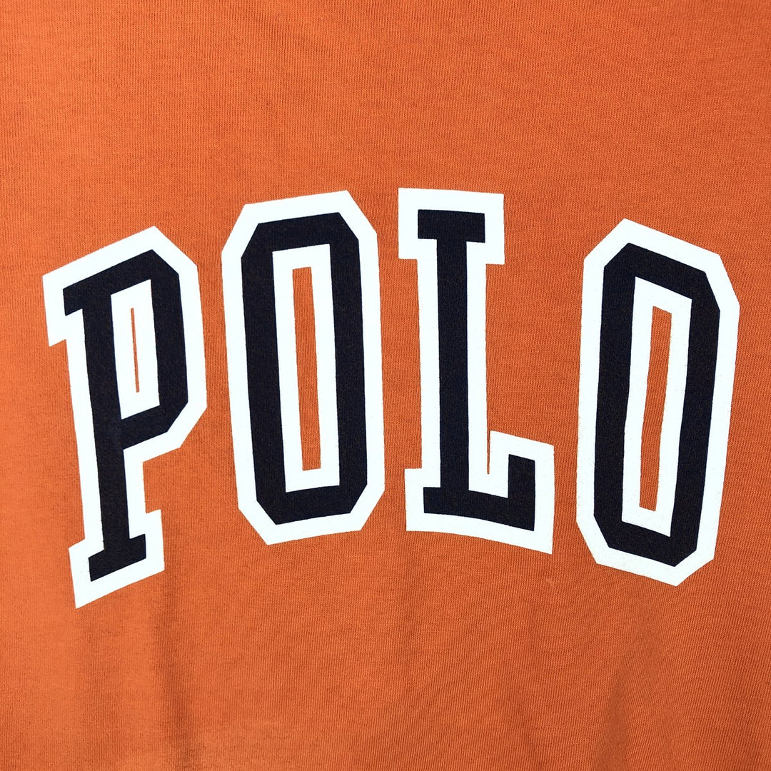 Ralph Lauren POLO SPORT Short-Sleeve Logo T-Shirt, Men's Size M (approx.) cotton orange type Vintage Second Hand