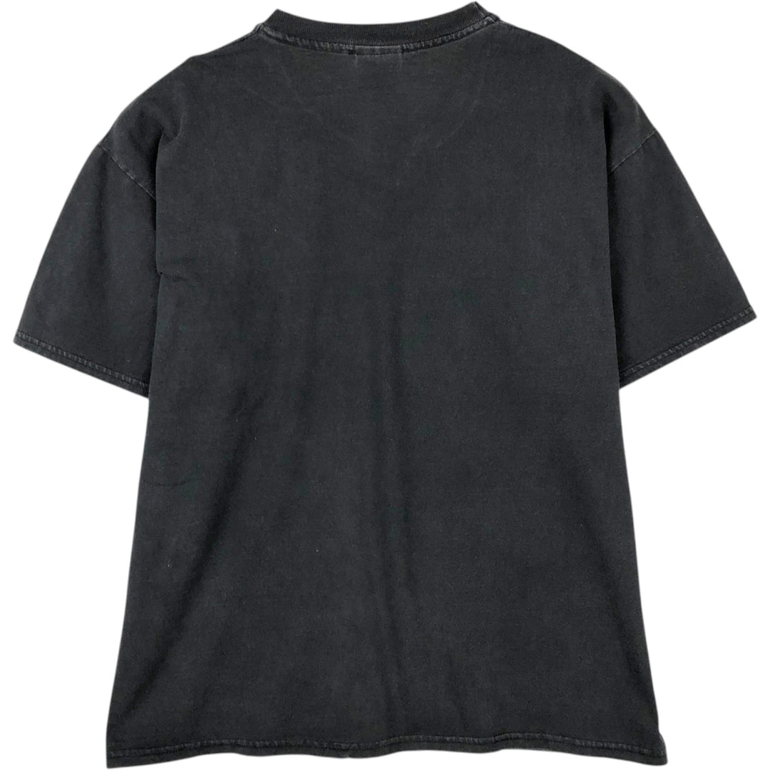 90'S Hanes Heavyweight Print T-Shirt, Men's XL equivalent, Vintage cotton black type Vintage Second Hand