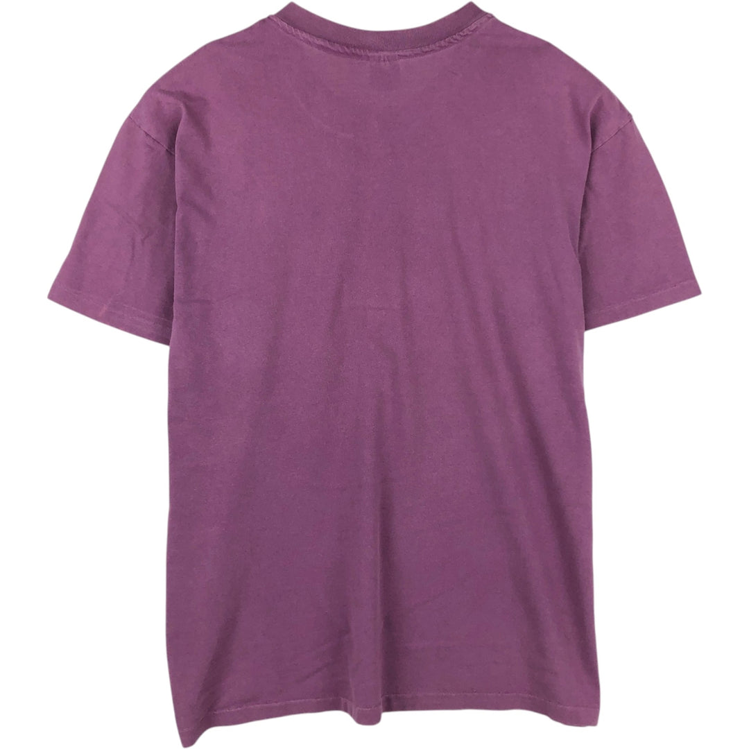 90'S Anvil Printed T-shirt Made in USA Men's XL Vintage cotton purple type Vintage Second Hand