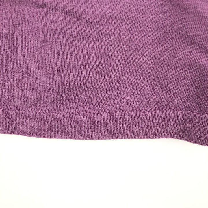 90'S Anvil Printed T-shirt Made in USA Men's XL Vintage cotton purple type Vintage Second Hand