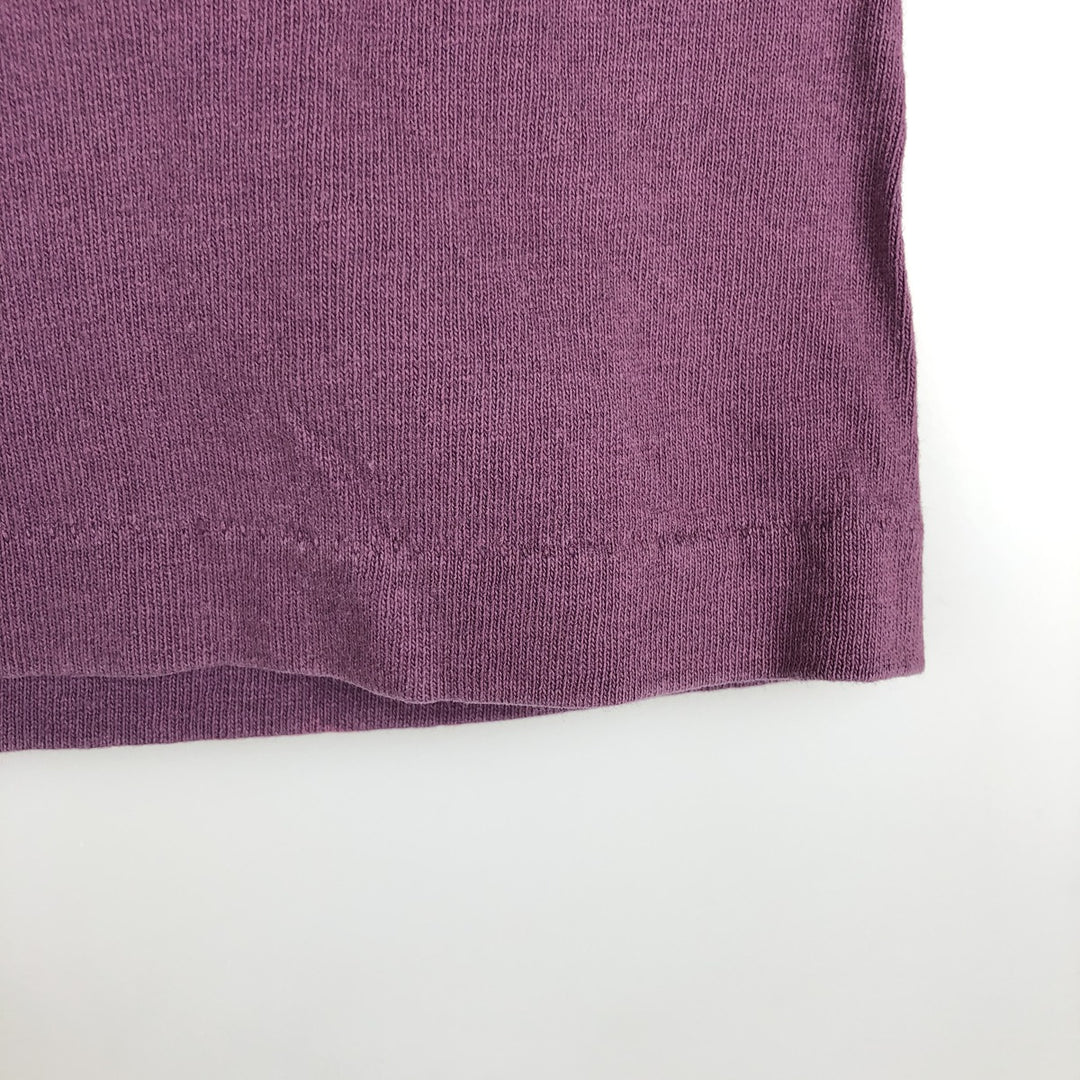 90'S Anvil Printed T-shirt Made in USA Men's XL Vintage cotton purple type Vintage Second Hand