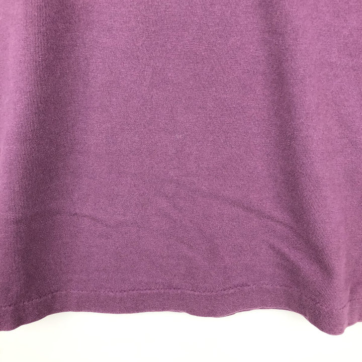 90'S Anvil Printed T-shirt Made in USA Men's XL Vintage cotton purple type Vintage Second Hand