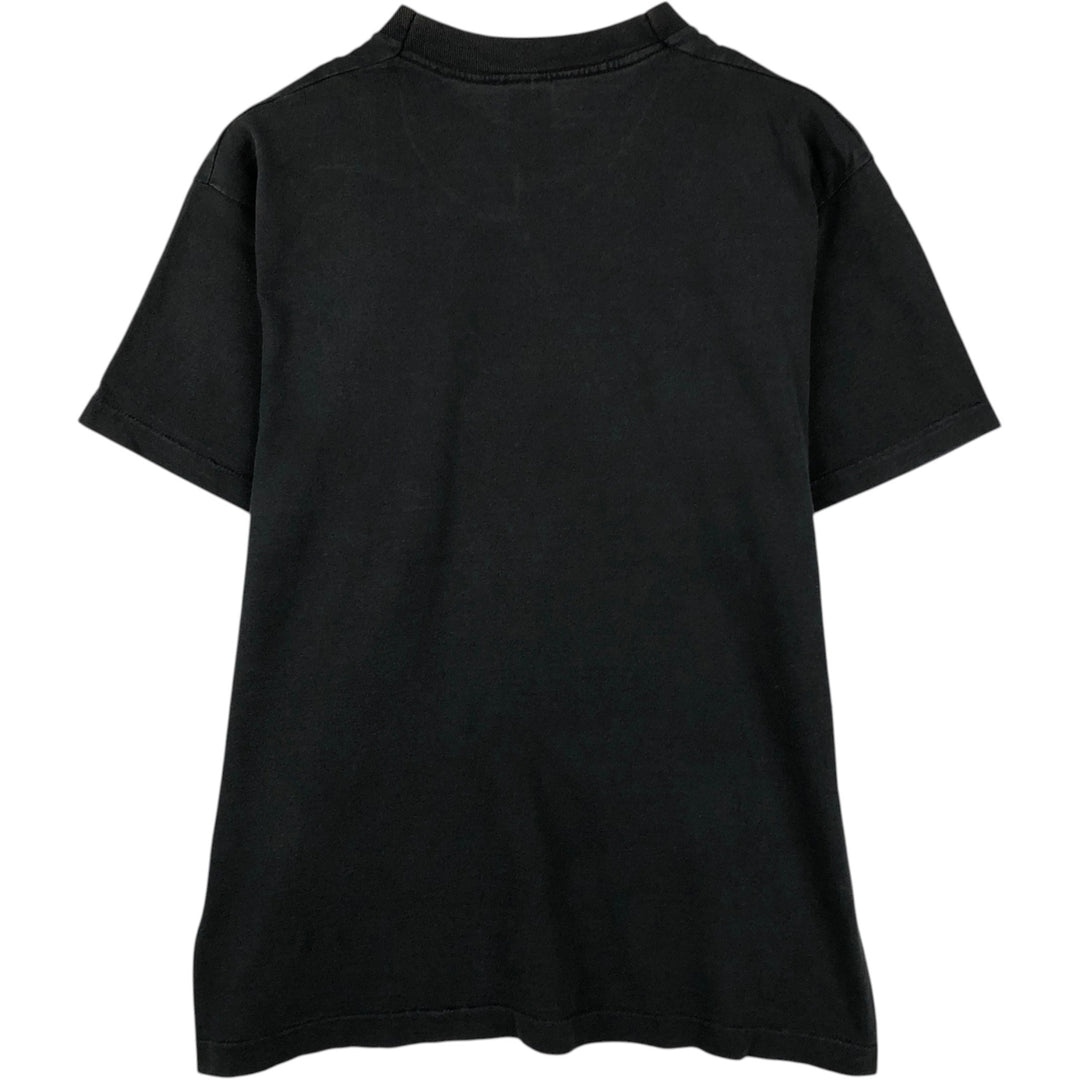 90'S Fruit of the Loom souvenir T-shirt, made in the USA, men's size L (approx.) cotton black type Vintage Second Hand