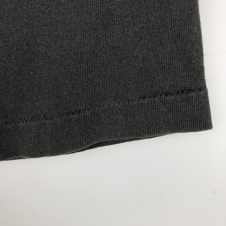 90'S Fruit of the Loom souvenir T-shirt, made in the USA, men's size L (approx.) cotton black type Vintage Second Hand