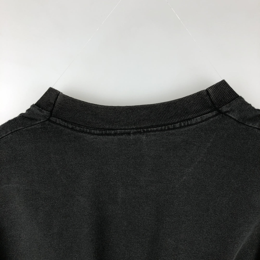 90'S Fruit of the Loom souvenir T-shirt, made in the USA, men's size L (approx.) cotton black type Vintage Second Hand