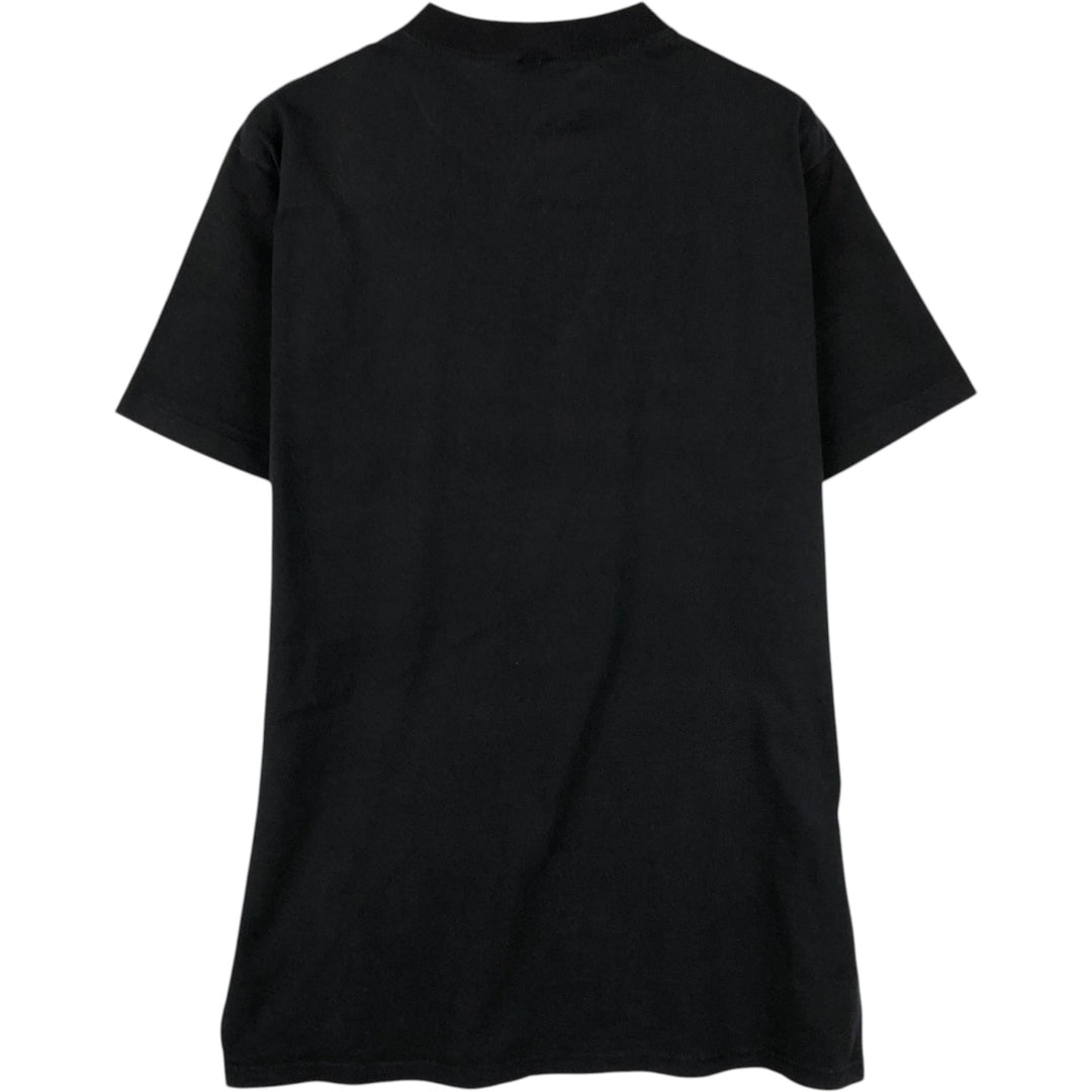 Russell Print T-Shirt, Made in USA, Men's Size L cotton black type Vintage Second Hand