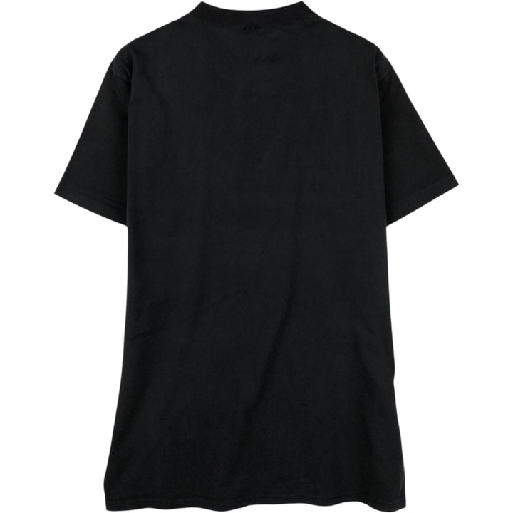 Russell Print T-Shirt, Made in USA, Men's Size L cotton black type Vintage Second Hand