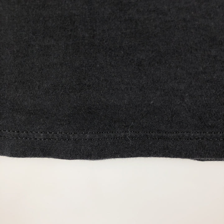 Russell Print T-Shirt, Made in USA, Men's Size L cotton black type Vintage Second Hand