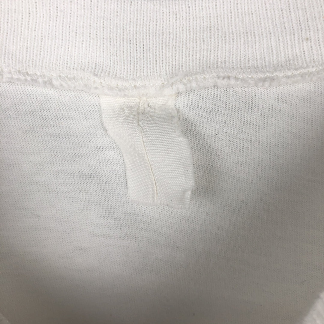 Printed T-shirt, men's size XL unclear white type Vintage Second Hand