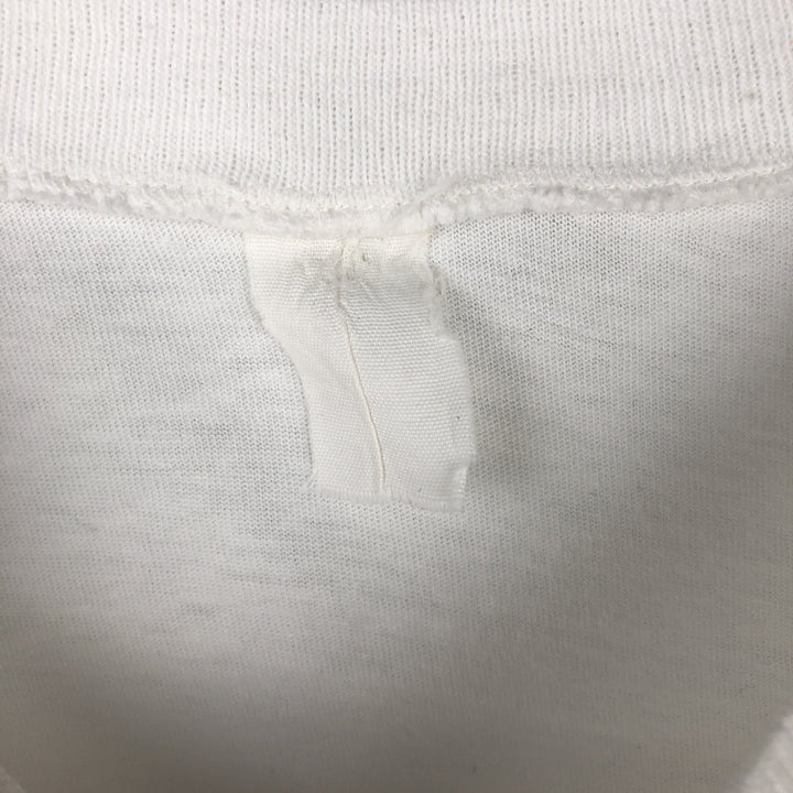 Printed T-shirt, men's size XL unclear white type Vintage Second Hand