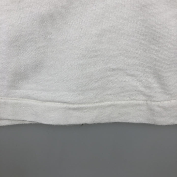 Printed T-shirt, men's size XL unclear white type Vintage Second Hand