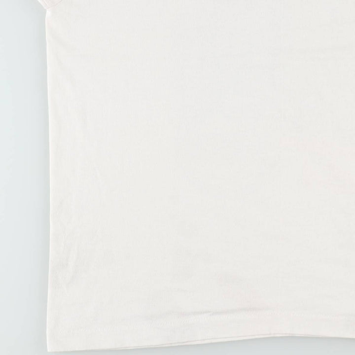 90'S Screen Stars printed T-shirt, made in USA, men's size XL (approx.) cotton white type Vintage Second Hand