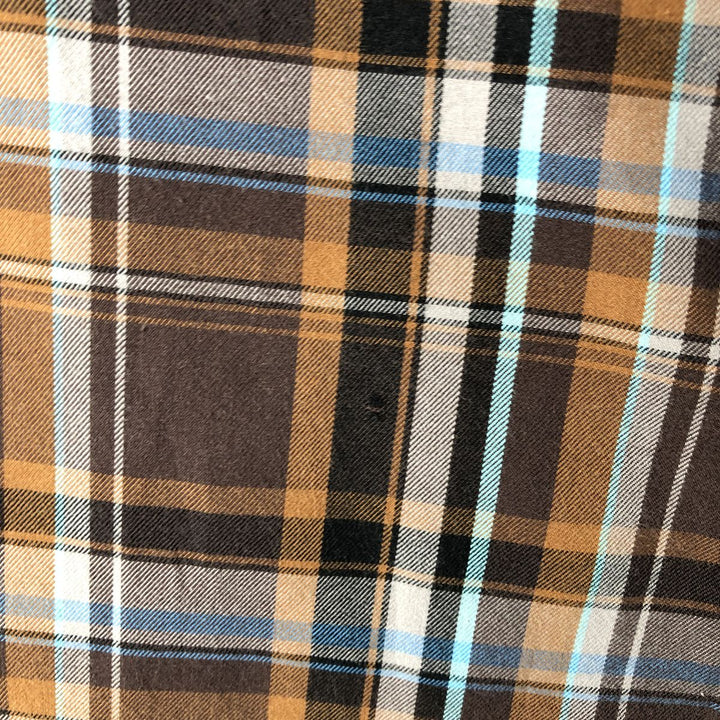 Patagonia Organic Cotton Long Sleeve Cotton Check Shirt, Men's Size Medium Organic cotton brown type Vintage Second Hand