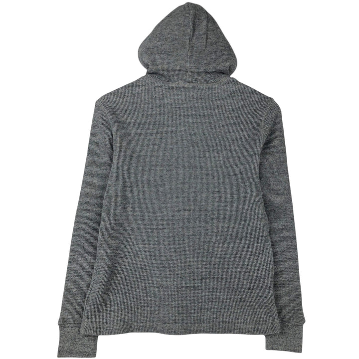 Ralph Lauren POLO RALPH LAUREN Hooded Thermal T-Shirt, Waffle, Women's, Size S cotton gray type Vintage Second Hand