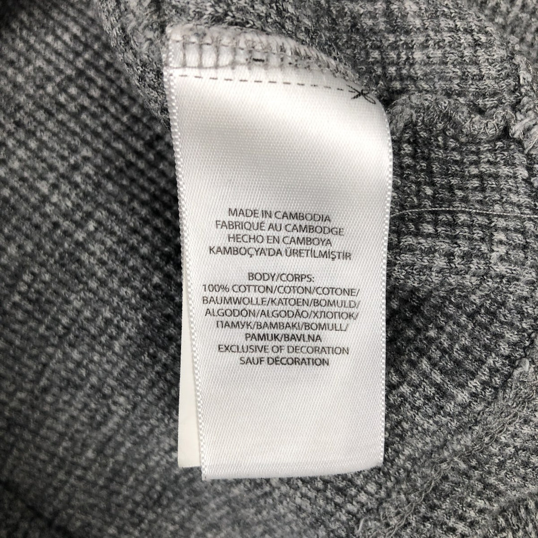 Ralph Lauren POLO RALPH LAUREN Hooded Thermal T-Shirt, Waffle, Women's, Size S cotton gray type Vintage Second Hand
