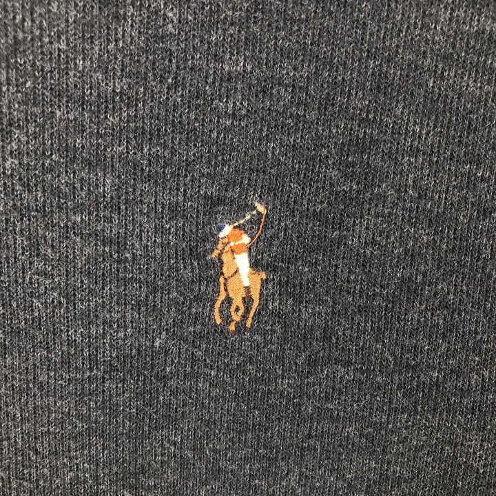 Ralph Lauren POLO RALPH LAUREN ESTATE RIB Cotton Knit Half-Zip Sweater, Men's Size L cotton gray type Vintage Second Hand