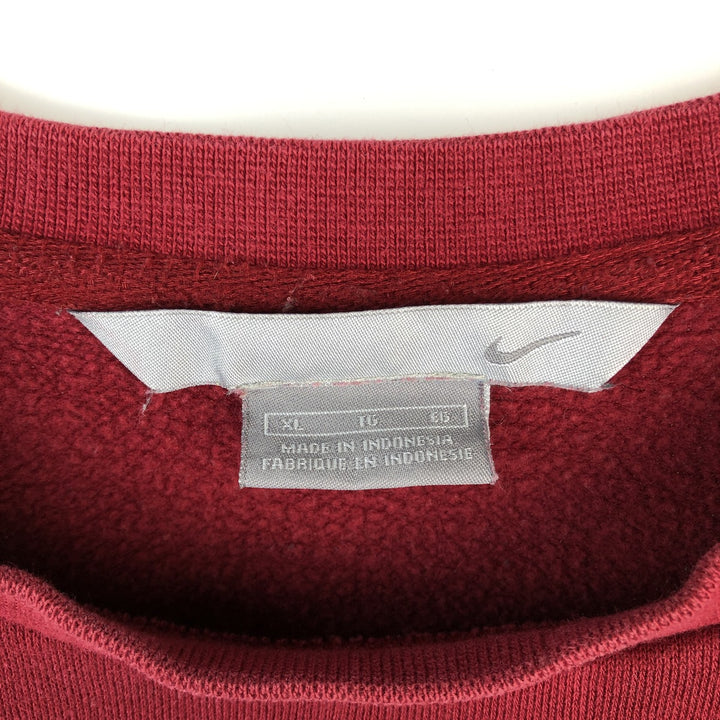 00'S Nike One Point Logo Sweatshirt Trainer Men's XL cotton red type Vintage Second Hand